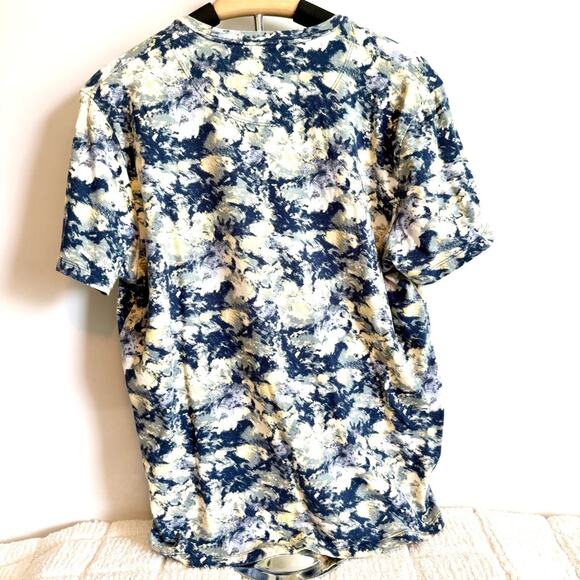 Abercrombie & Fitch Y2K VTG Mens Large Navy and Cream Soft AF Short Sleeve Tee - Picture 3 of 7